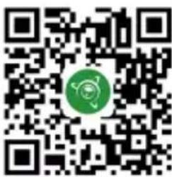 QR code with a green circular logo in the center, likely linking to a digital resource or website.