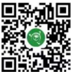 QR code with a green circular logo in the center, likely linking to a digital resource or website.
