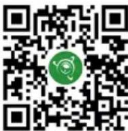 QR code with a green circular logo in the center, likely linking to a digital resource or website.