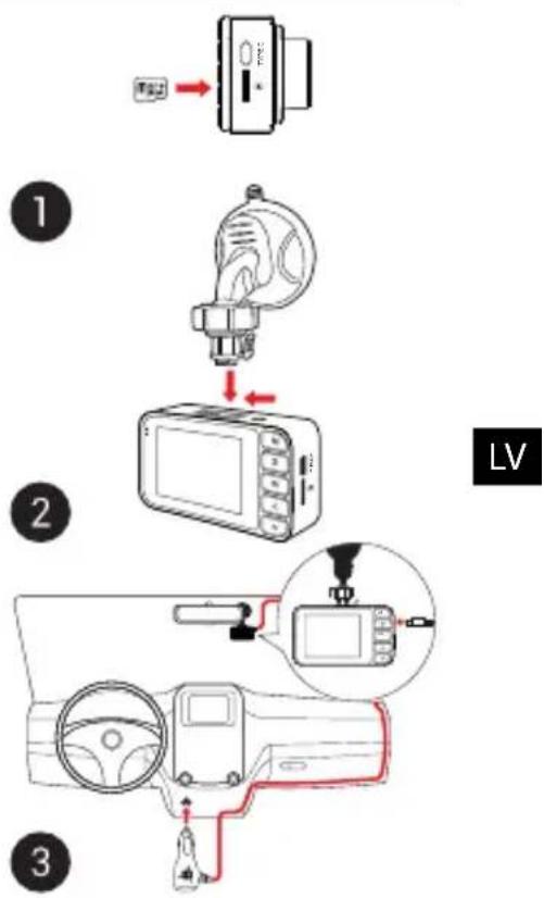 Navitel R285 2K - DVR uzstādīšana - 2
