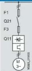 SIEMENS 3RW4027-1BB15 - Fused version with SITOR 3NE3/4/8 fuses - 2