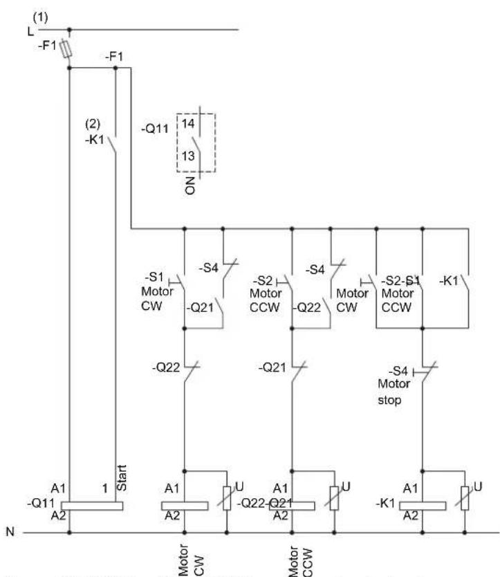 SIEMENS 3RW4027-1BB15 - 3RW30 reversing circuit - 1