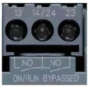 13 14/24 23 NO NO ON/RUN BYPASSED