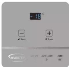 -18°C - m² max + m² max INVERTED -10℃~20℃ -12℃~30℃ -32℃ -5℃