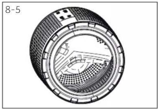 HAIER HW90-B14979-S - Vstupní ventil vody a filtr vstupního ventilu - 1