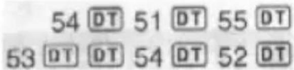 54 DT 51 DT 55 DT 53 DT DT 54 DT 52 DT