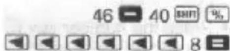 46 40 SHIFT % 8