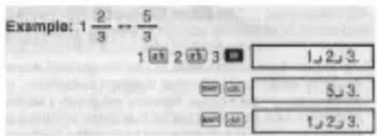 Example: 1 2/3 = 5/3 1 2 3 1,2,3. 5,3. 1,2,3.