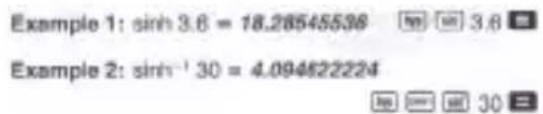 SENCOR SEC 170 - Hyperbolické / inverzné hyperbolické funkcie - 1