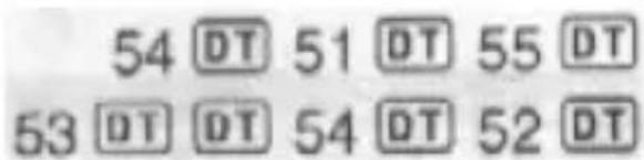 54 DT 51 DT 55 DT 53 DT DT 54 DT 52 DT
