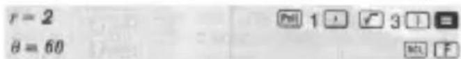 SENCOR SEC 170 - Koordináta-átváltás (Pol x, y), Rec (r, Θ) - 2