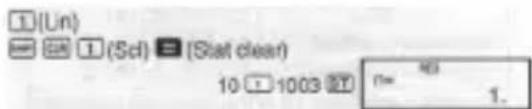 1 (Un) 2 1 (Sci) = [Stat clear] 10 1003 27 Time: 483 1.