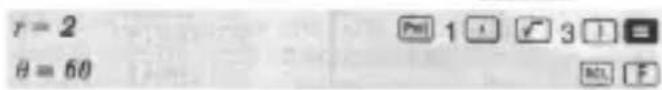 SENCOR SEC 170 - Převod souradnic (Pol (x, y) Rec (e, Θ)) - 3