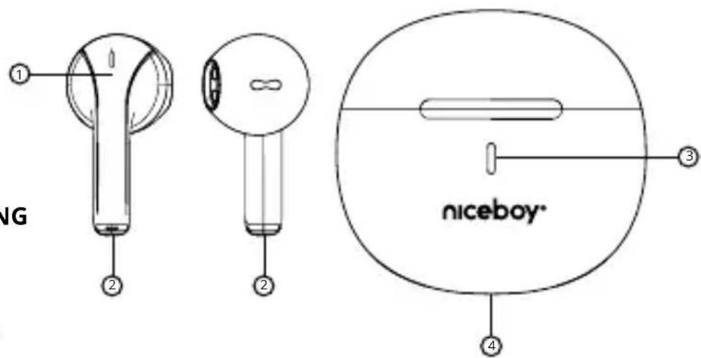 NG niceboy® ① ② ② ③ ④