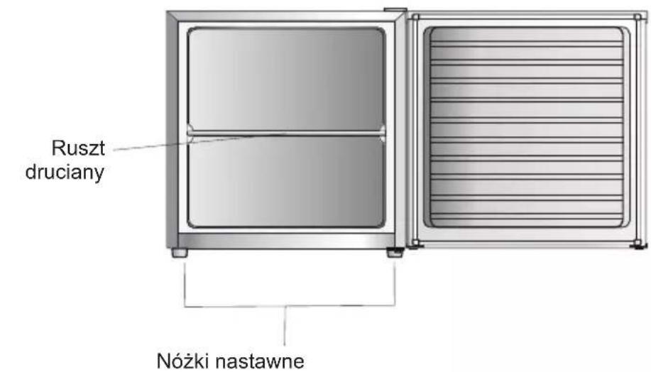 Ruszt druciany Nożki nastawne
