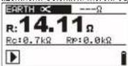 Metrel MI 3123 - Standardní měření odporu uzemnění (EARTH RE) - 5
