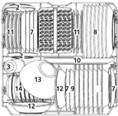 Philco PD 1466 DBIT - Spodní koš: - 1