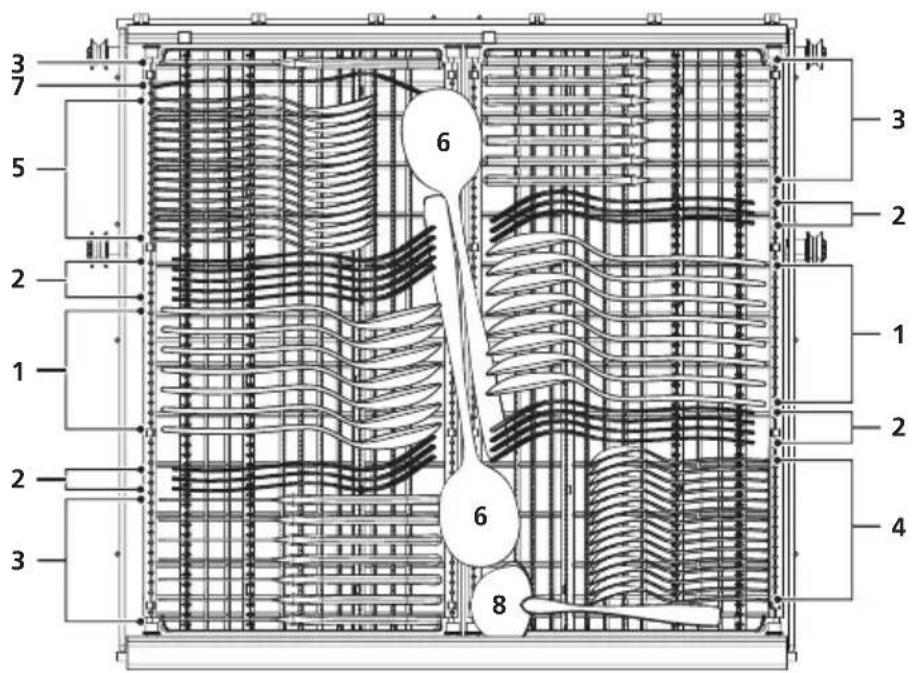 Philco PDI 1568 CBIT - Držák na příbory: - 1