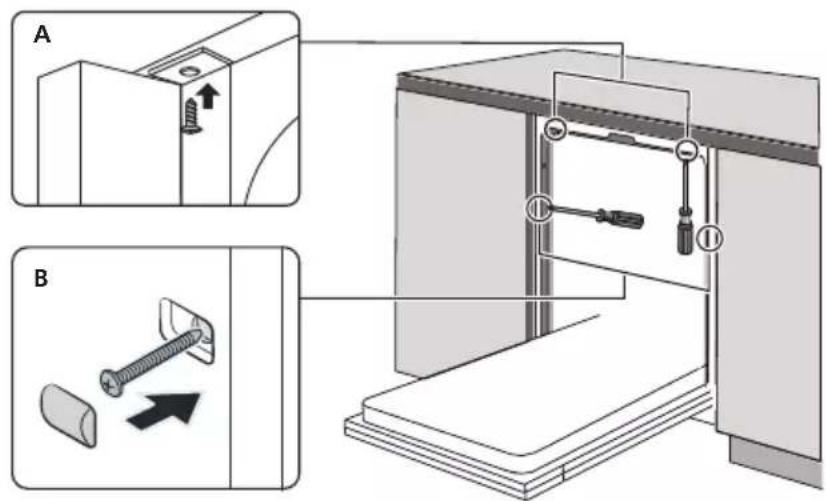 Philco PDI 1468 BBIT - Prohlédněte si konkrétní kroky instalace na instalačních schématech. - 1
