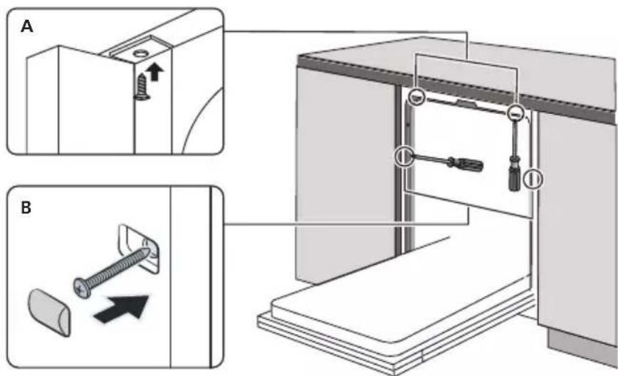 Philco PD 1466 CBIT - Prohlédněte si konkrétní kroky instalace na instalačních schématech. - 1