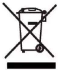Prohibition sign with crossed-out trash bin and prohibition symbol