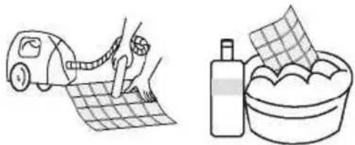 Vivax ACP-24CH70AERI+ R32 - ■ Clean the Air Filter - 1