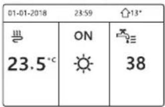 01-01-2018 23:59 13° 23.5°C ON 38
