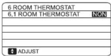 6 ROOM THERMOSTAT 6.1 ROOM THERMOSTAT NON ADJUST