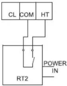 Vivax HPM-61CH180AERIs R32-3 - 2) For room thermostat - 5