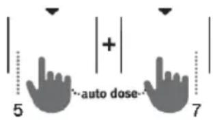 | + | | ...auto dose... 5 7
