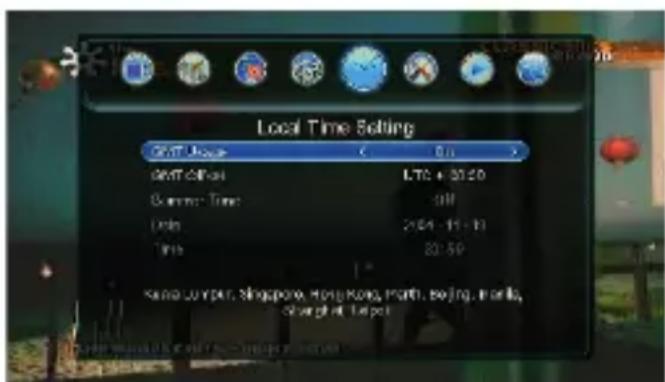 Local Time Setting GHz U-Box LTC + 30.20 Summer Time 300 20:41 - 15 - 10 Time 30:50 Same computer, Singapore, Hong Kong, Paris, Beijing, Manila, Shanghai, Taipei