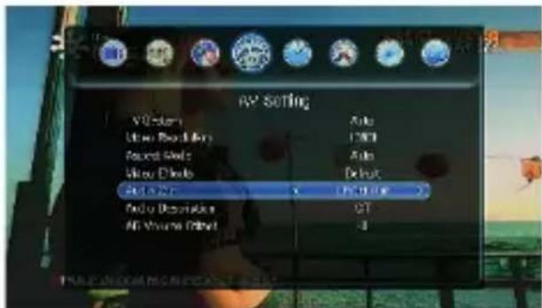 AV SETTING V6000 Open View Display Record Hits View Display Delete Add to Add to Add to Disksion All Volume Offset Add to Add to Add to Add to