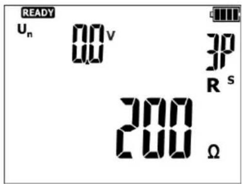 READY Uₙ 00V 3P R S 200 Ω