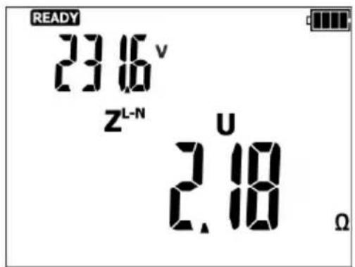 READY 23.16 v Z^L-N U 2.18 Ω