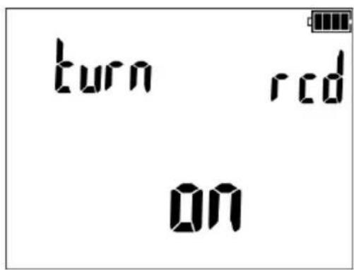 turn rcd on