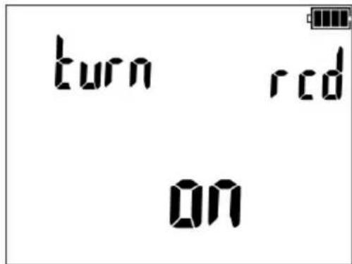 turn rcd on
