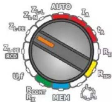 AUTO ZL-L ZL-N ZL-PE ZL-PE RCD Uf Rcont Rx MEM LE RE Riso LA