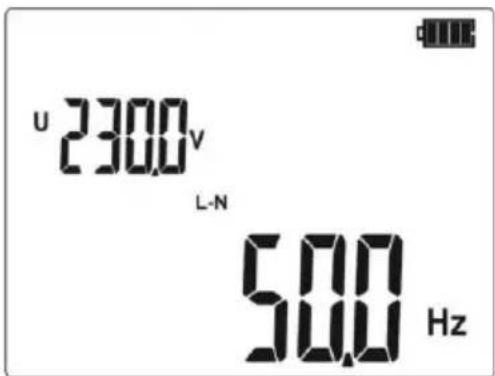U 230.0 V L-N 500 Hz