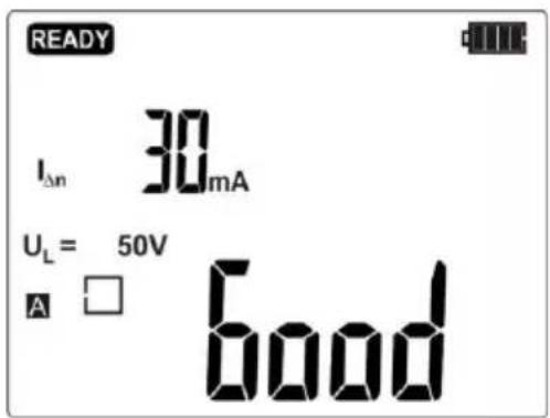 READY IΔn 30mA UL= 50V A □ good