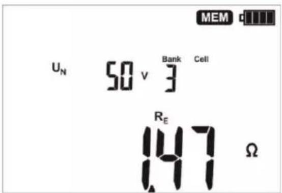 MEM UN 50 v 3 Bank Cell RE 147 Ω