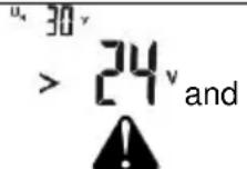 Sonel MRU-21 - Additional information displayed by the meter - 1