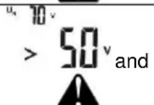 Sonel MRU-21 - Additional information displayed by the meter - 2