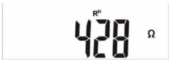 R^H 428 Ω