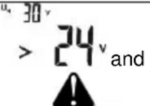 Sonel MRU-21 - Additional information displayed by the meter - 1