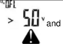 Sonel MRU-21 - Additional information displayed by the meter - 4