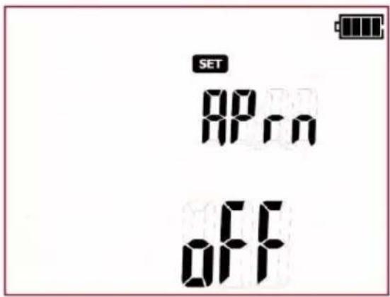 SET APm OFF