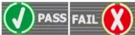 PASS FAIL