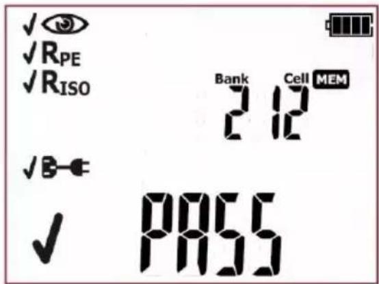 ✓ ✓RPE ✓RISO Bank Cell MEM 212 ✓B- ✓ PASS