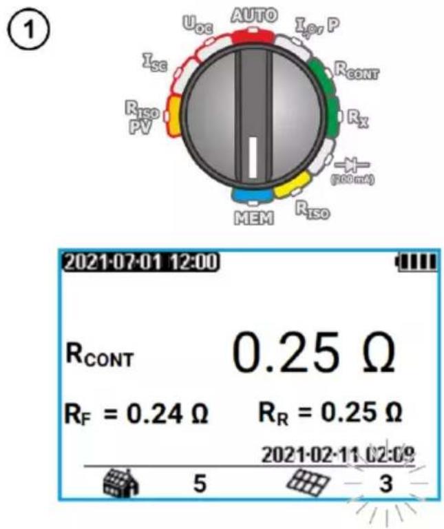 Sonel PVM-1020 - Viewing memory data - 1