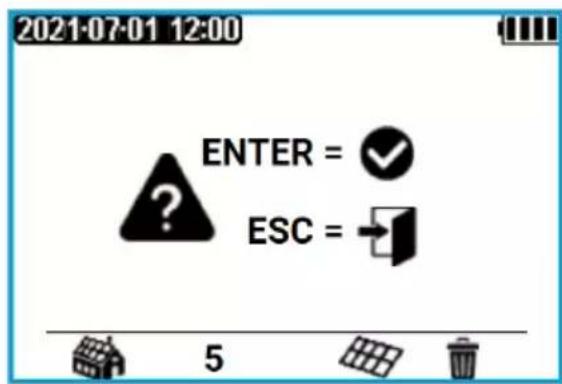 2021-07-01 12:00 ENTER = ✓ ESC = → 5